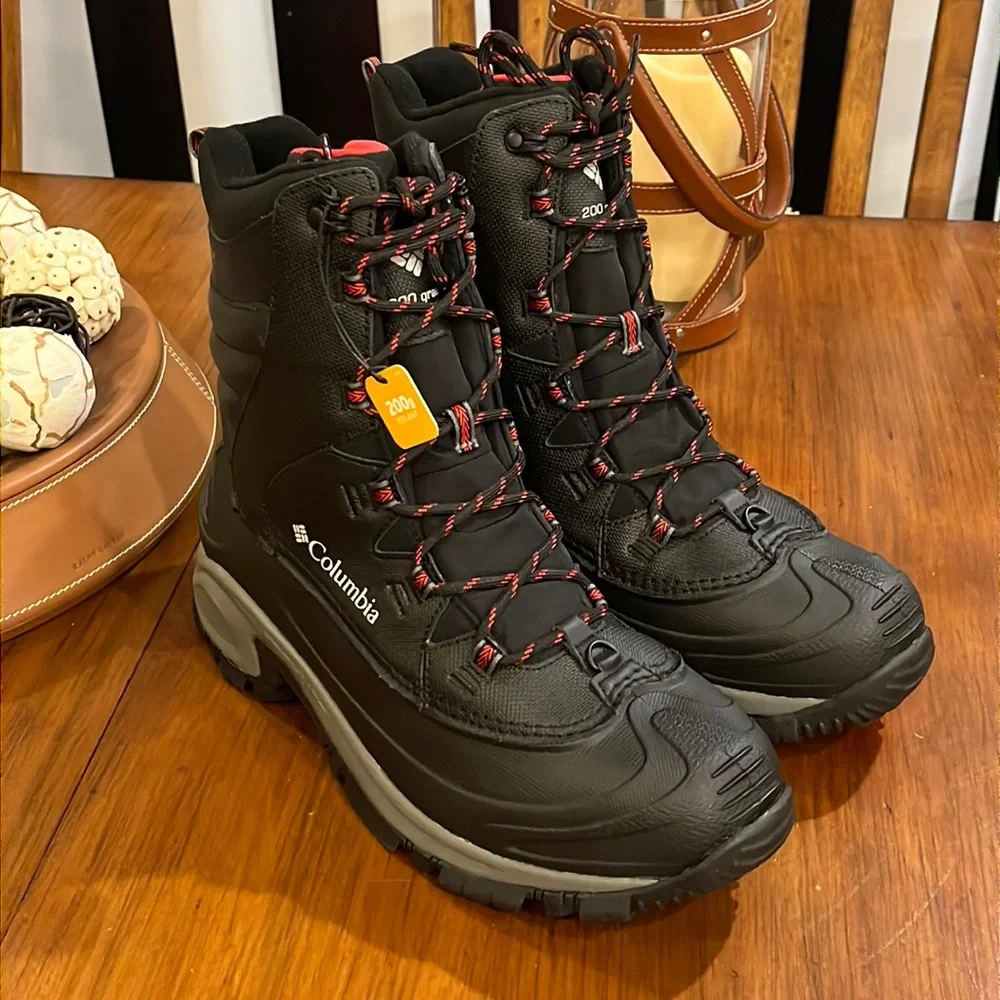Columbia Bugaboot Boots III black Waterproof Winter 200g Insulation Mens Sizes
